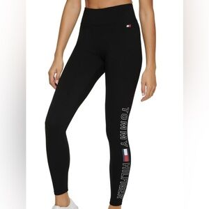 Tommy Hilfiger Women's High Rise Black Leggings